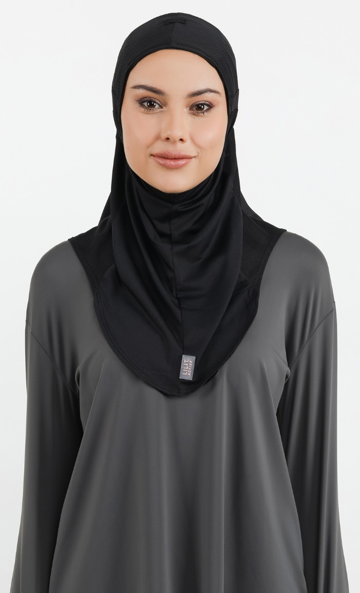 Instant Active Hijab 2.0 in Black