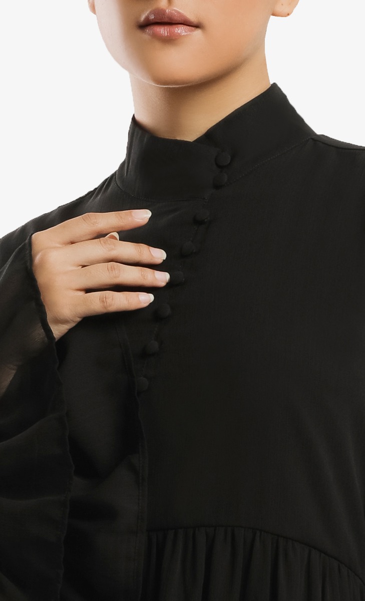 Kak Leila Dress in Black image 2