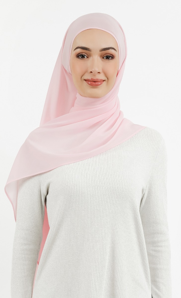 Chicago Chiffon Hijab in Pink