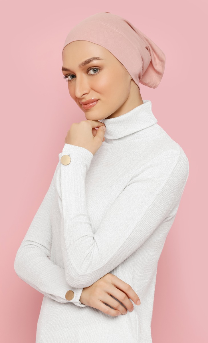 California Tube Inner Hijab in Cotton Candy