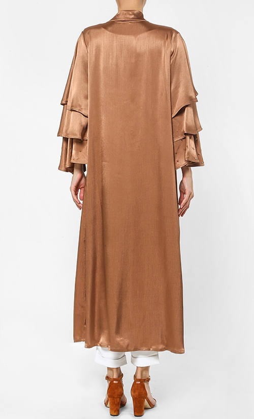 Aina Bronze Abaya in Golden Bronze image 2
