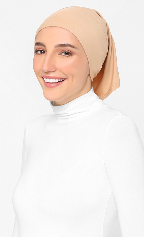 Tube Style Inner Hijab in Nude 