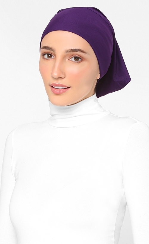 Tube Style Inner Hijab in Purple 