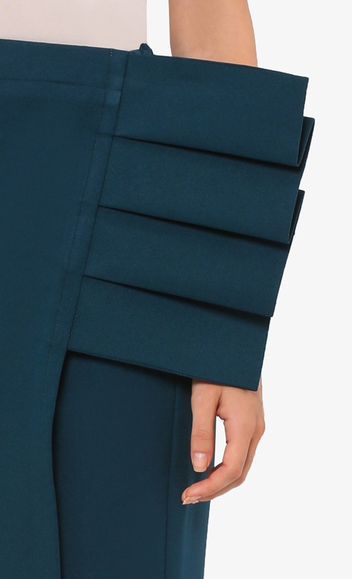 Sally Skirt in Cyan Green image 2