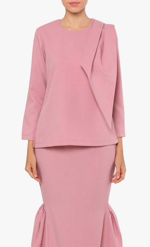 Bree Top in Rose Pink image 2