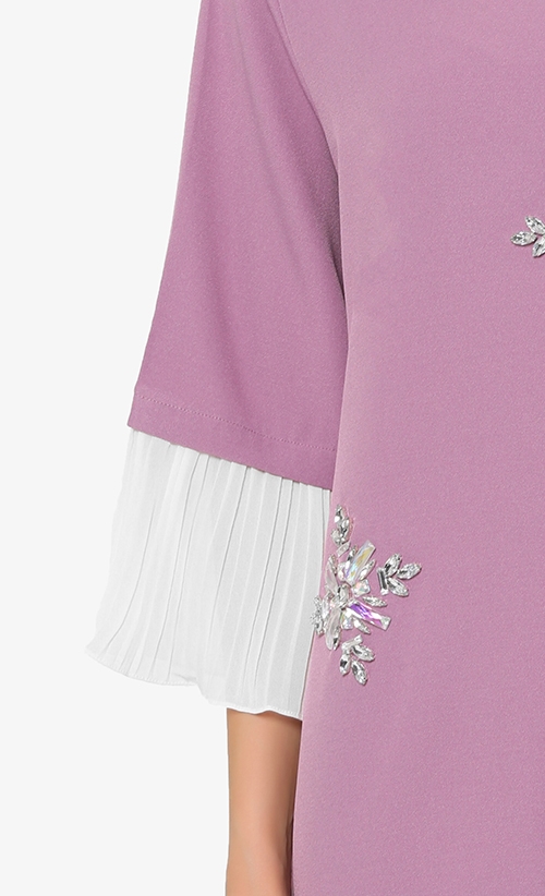 Camilla Maxi Dress in Pearly Purple image 2