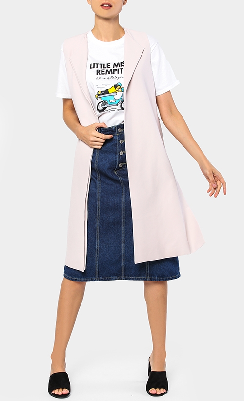 Little Miss Rempit T-Shirt in White