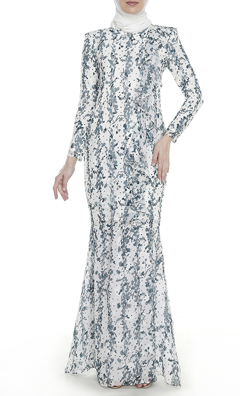 Kekwa Kurung in Emerald Green