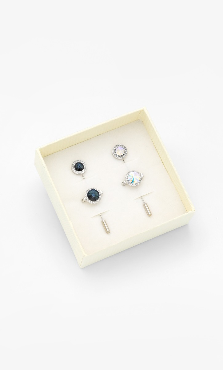 Rivolli Twin AB Brooch Set in Montana