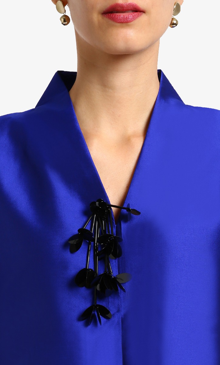 Malati Kebaya Top In Blue image 2