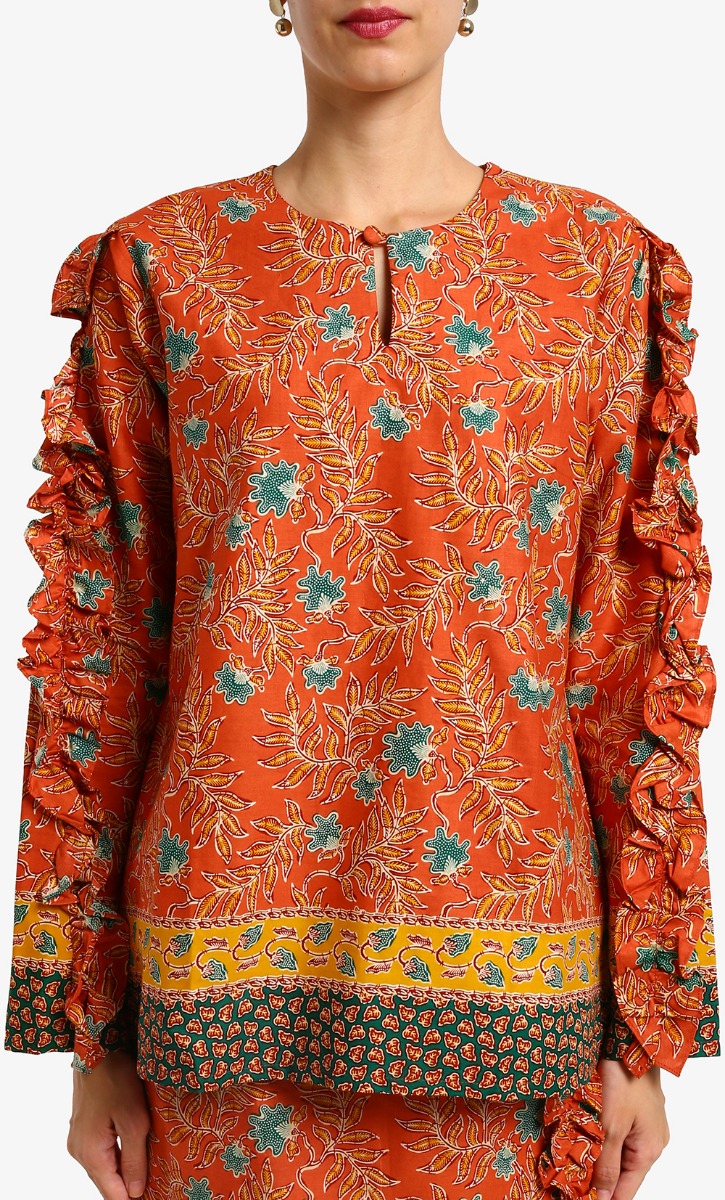 Mayang Kurung Kedah In Pink image 2