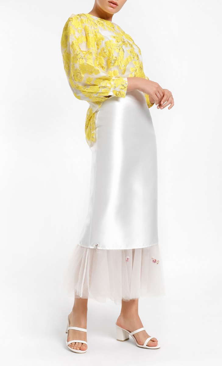 Milea Skirt in Pearl