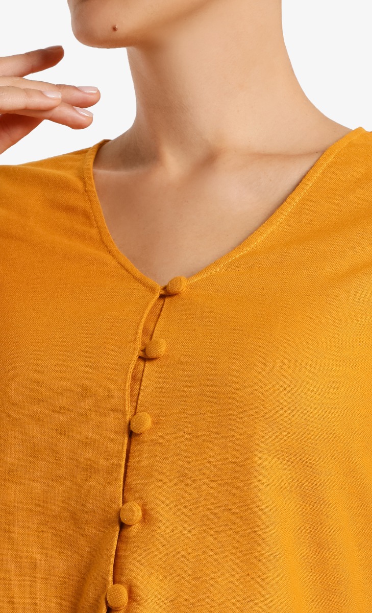 Brea Blouse in Turmeric image 2