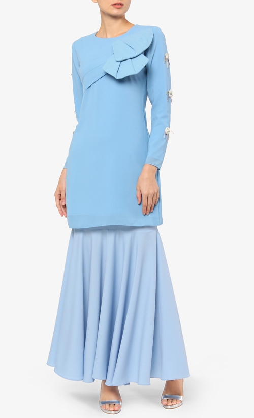 Kai Kurung Set in Light Blue