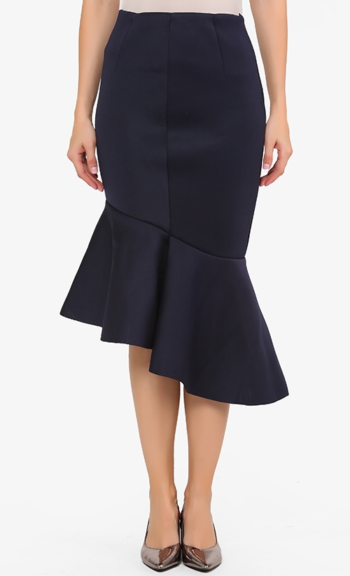 Valentina Skirt in Dark Blue | FashionValet