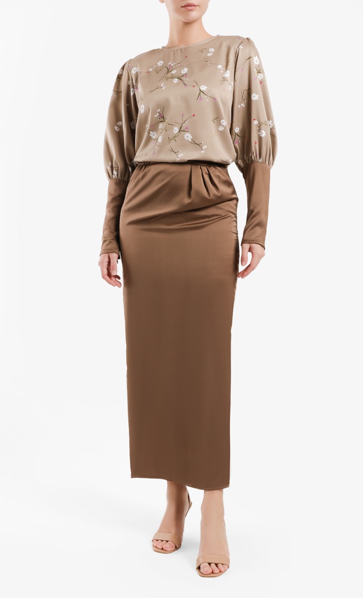 Alice Kurung Set in Grey