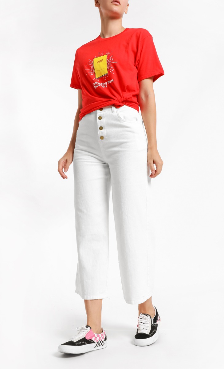 555 Unisex T-Shirt in Red