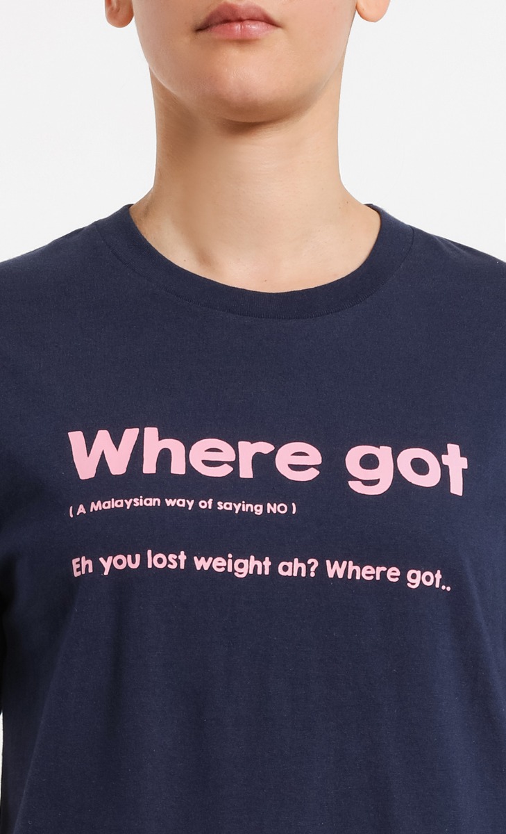 Where Got T-Shirt in Navy Blue image 2