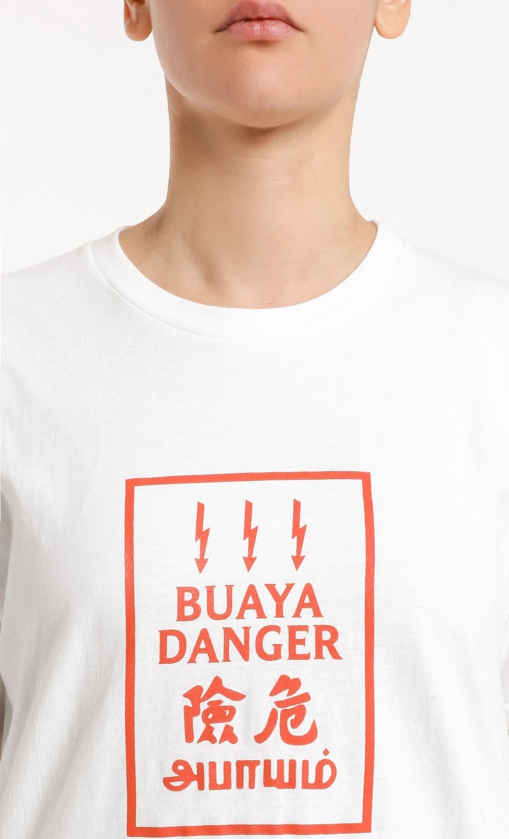 Buaya Danger T-Shirt in White image 2