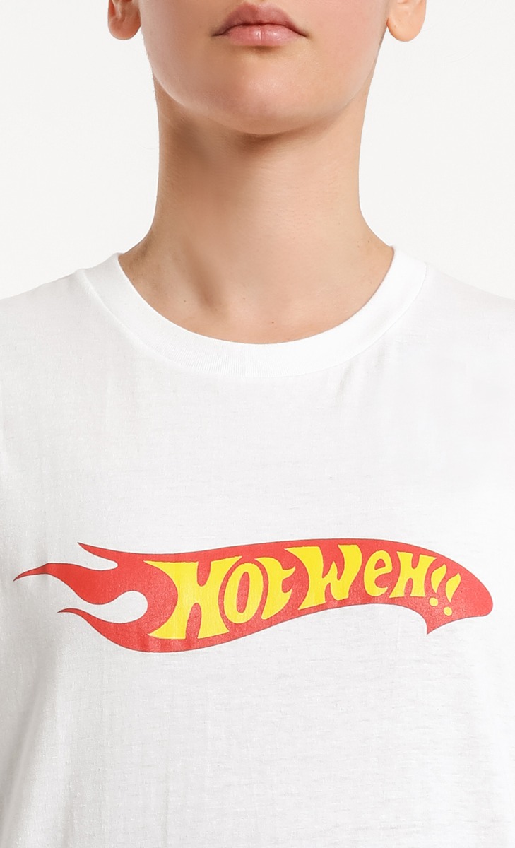 HOT WEH Unisex T-Shirt in White image 2