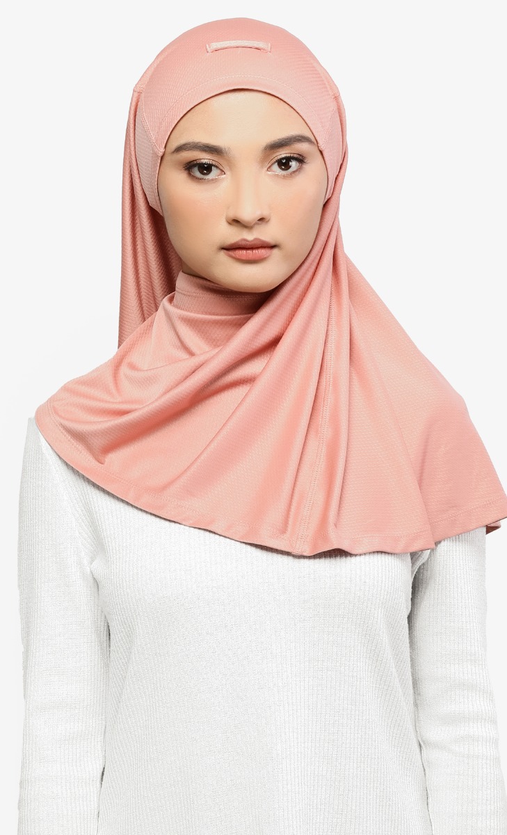 Anti Slip Active Hijab 2.0 in Mauve image 2