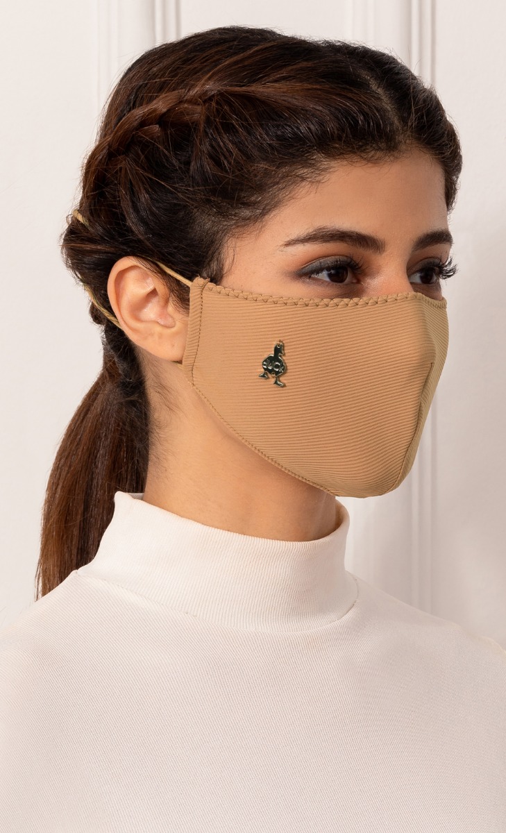 Textured Jersey Face Mask (Head-loop) with nanotechnology in Beignet
