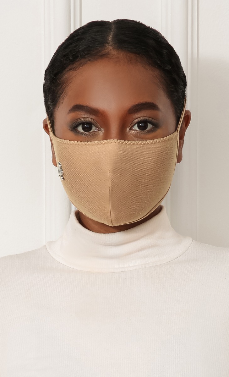 Jersey Face Mask (Tie-back) in Bakerloo image 2