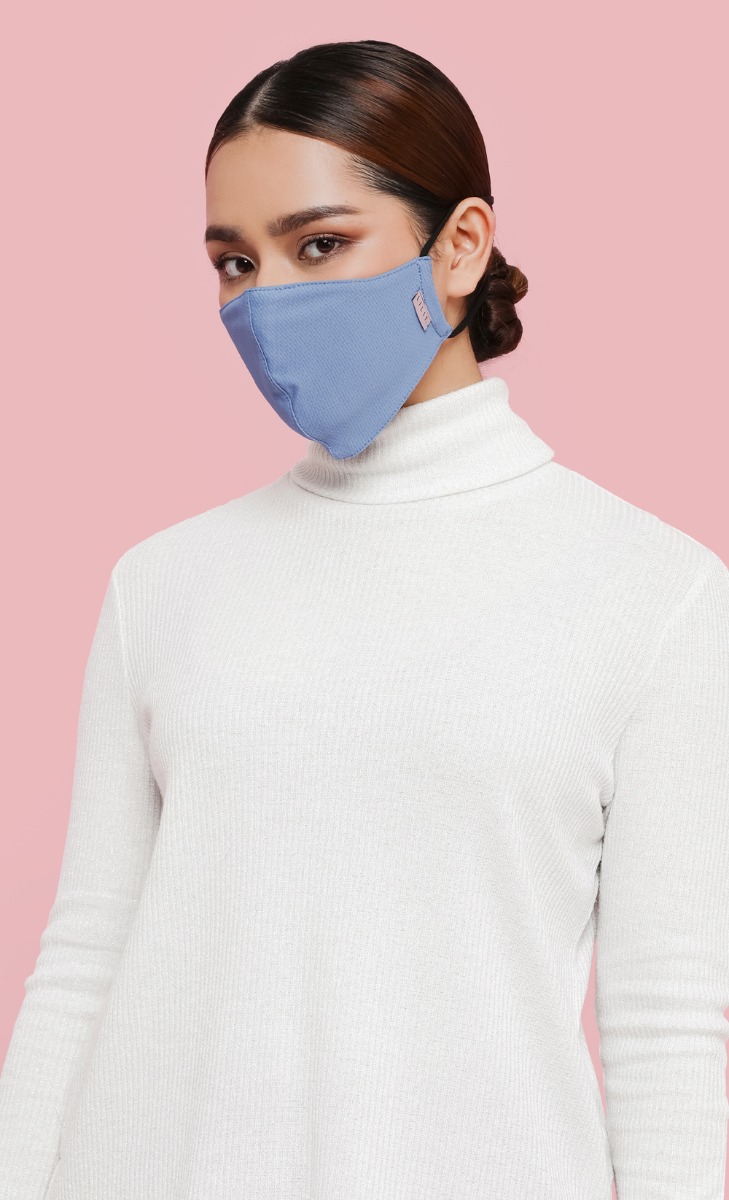 Cooling Face Mask in Blue