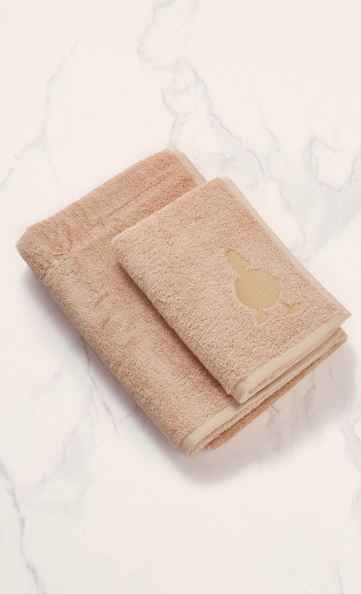 dUCk Coloured Towel Set In Blush