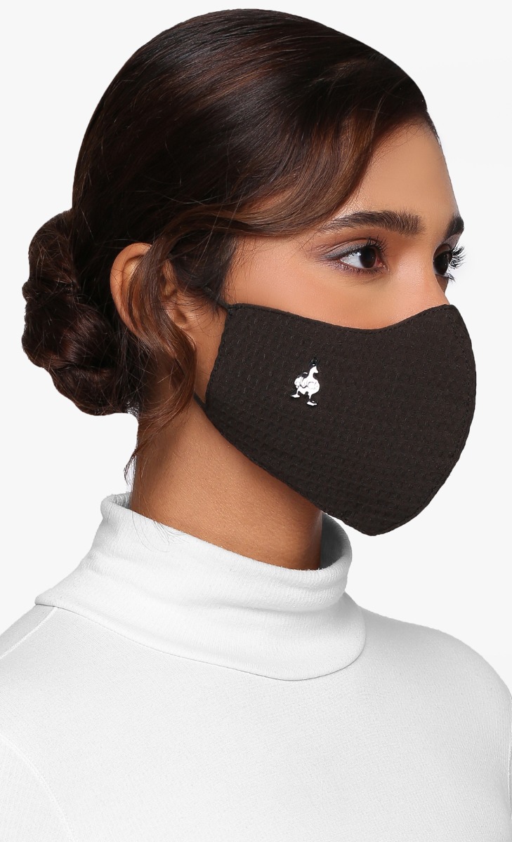 Textured Face Mask (Ear-loop) in Boba