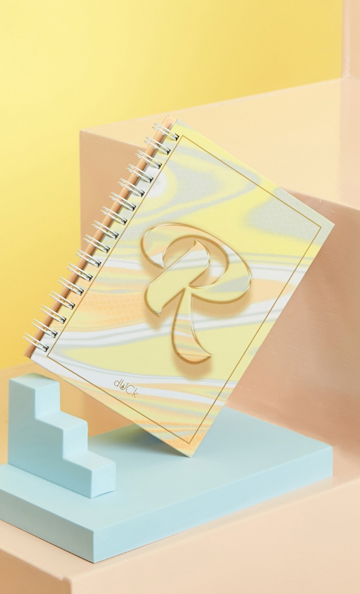 The Alphabet dUCk Notepad - R