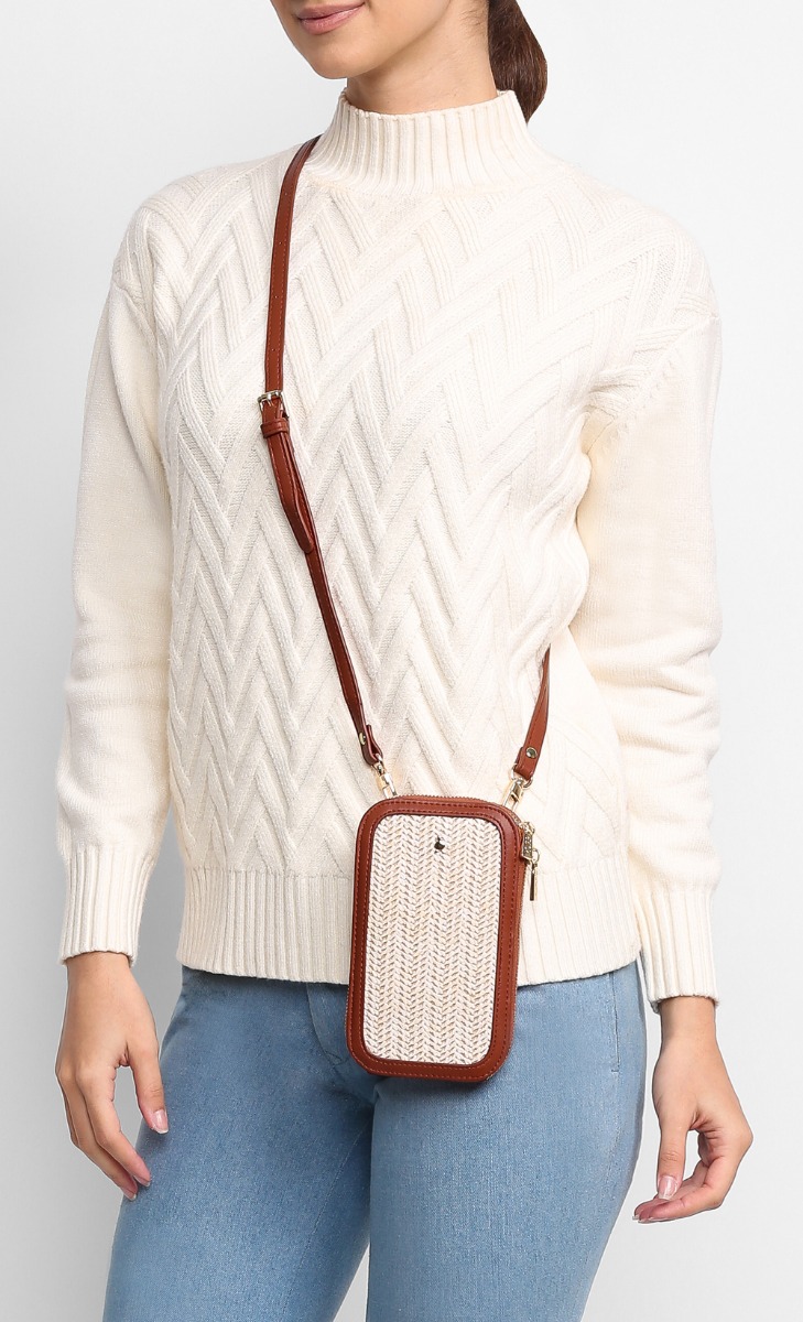 Marina Mini Crossbody in Cherry image 2