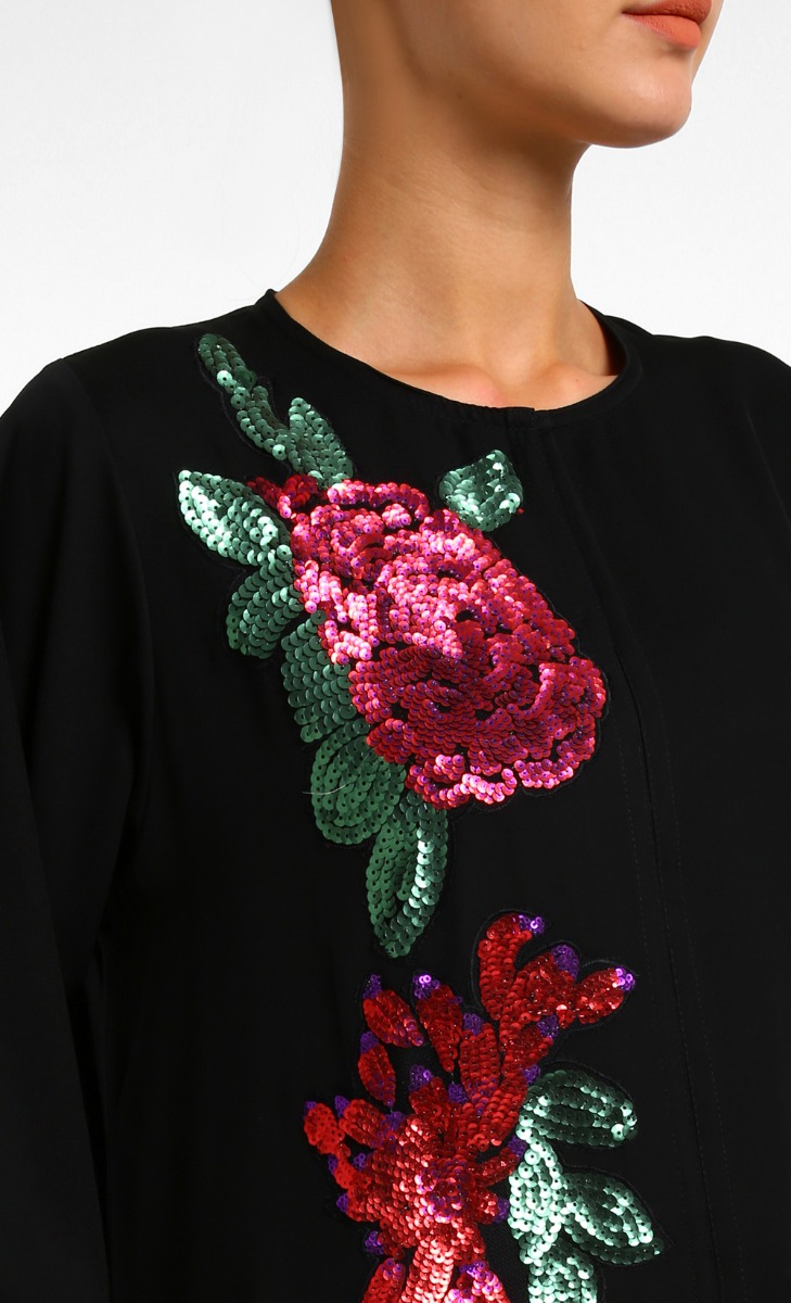 Glitz Abaya in Black image 2