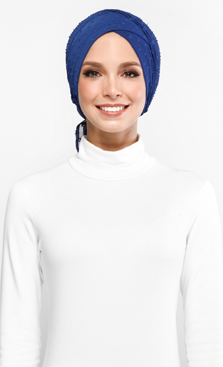 Cap Plain Scarf in Falaki