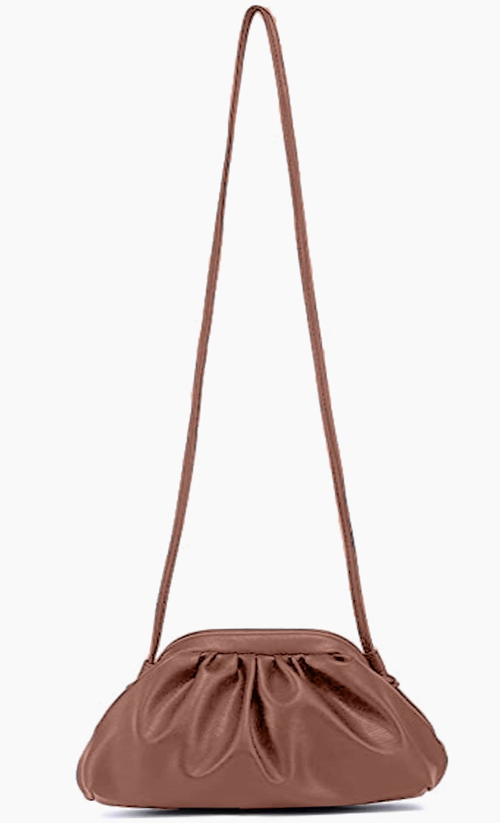 Pop Clutch XL in Dark Brown image 2