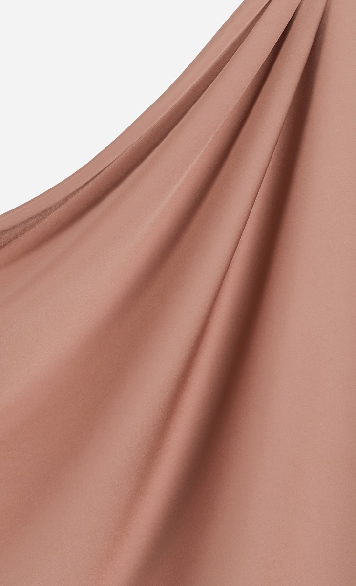 Seoul 2.0 Satin Hijab in Chocolate image 2