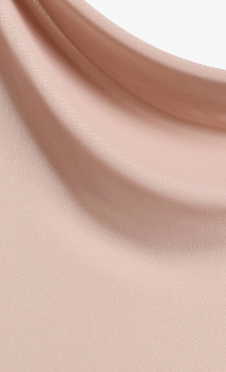 Geneva Georgette Chiffon Square Hijab in Clay image 2