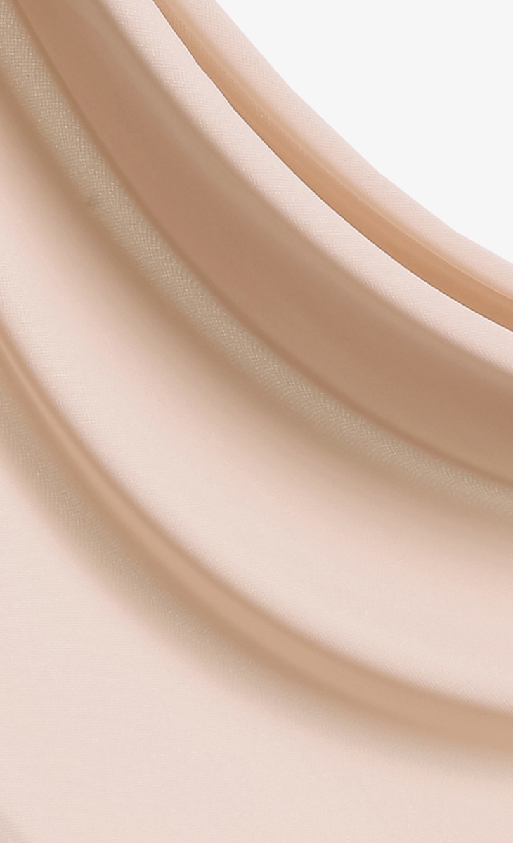 Geneva Georgette Chiffon Square Hijab in Creampuff image 2