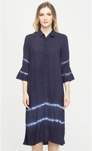 Merche Dress in Dark Navy