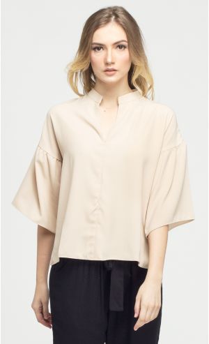 Tierra Top in Beige