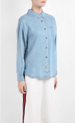 Skye Denim Shirt in Light Blue