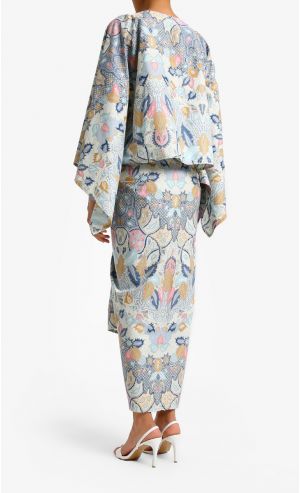 Zennia Set in Blue & Pink