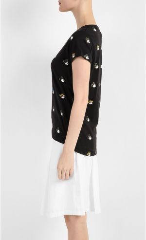 Mickey True Origins Wizard Tee in Black