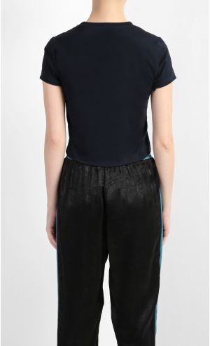 Mickey True Origins Blouse in Navy Blue