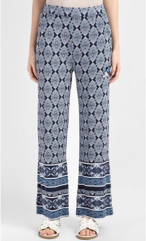 Mickey True Origins Palazzo Print Pants in Multi