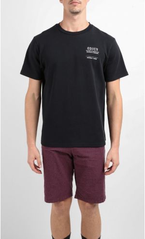 Windowpane Tee in Black