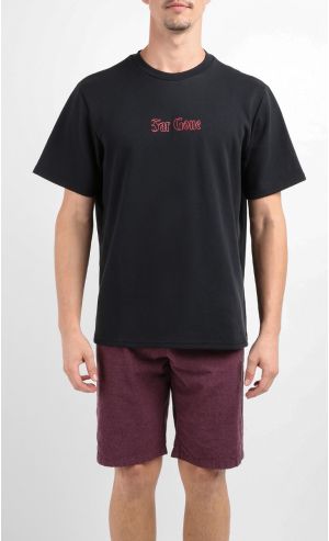 World In Action Tee in Black