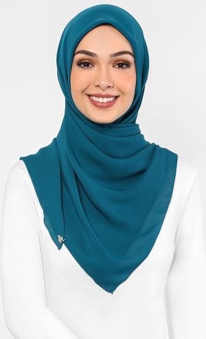 Meringue Scarf in Teal Meringue