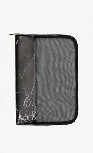 Marble Folder - Maxi in Black