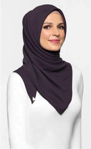 Chiffon Crepe Square Scarf in Ace